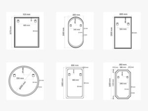 salon mirror customization