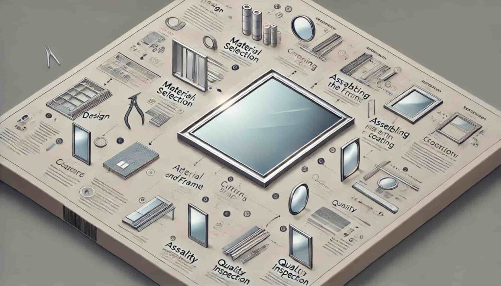 salon mirror manufacturing process