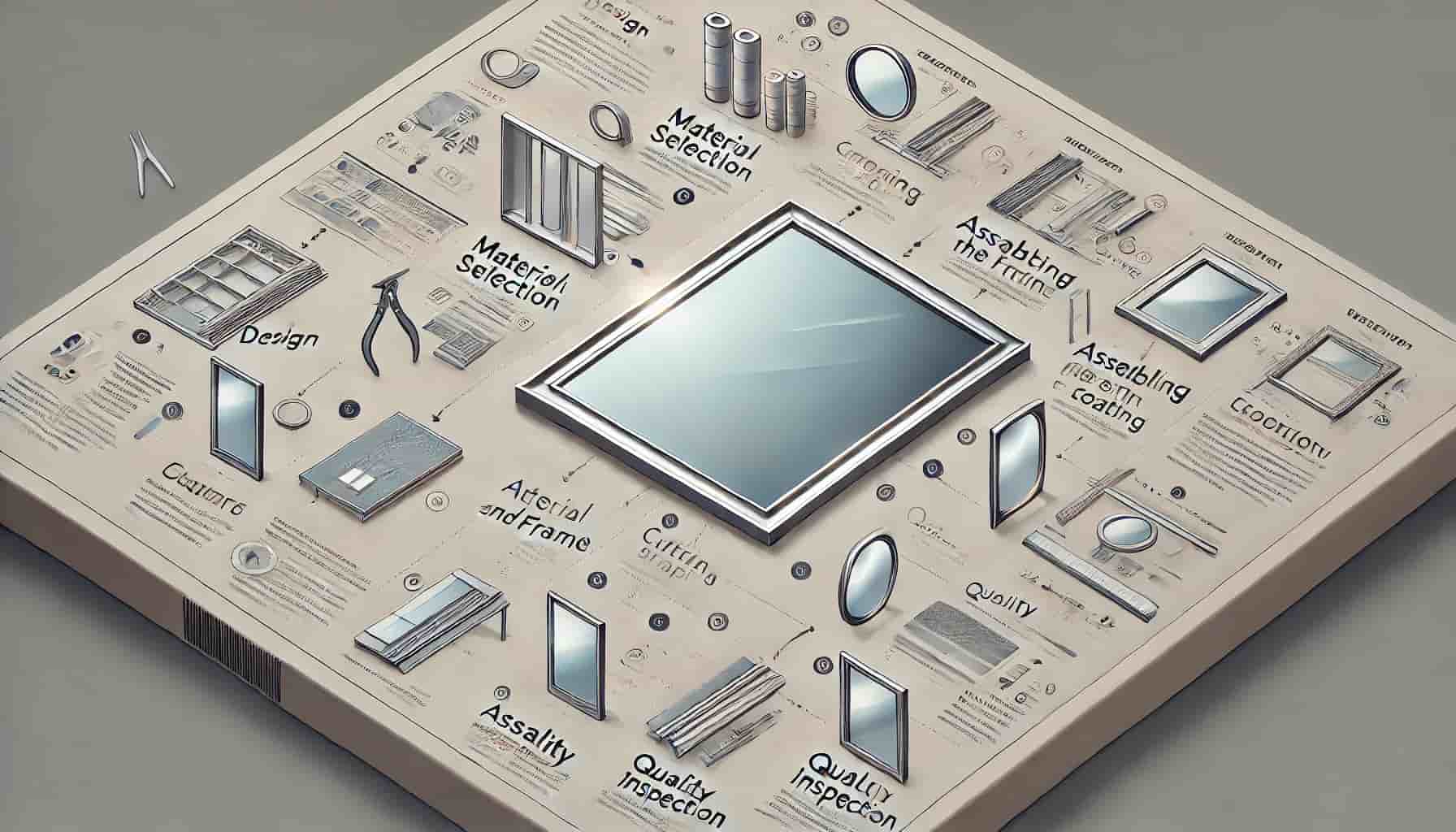 salon mirror manufacturing process