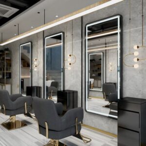 barber station mirror