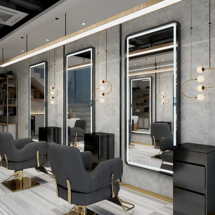 barber station mirror