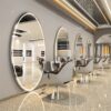 barber wall mirror