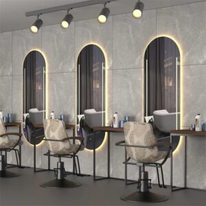 led mirror for salon