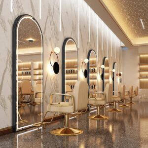 salon station mirror