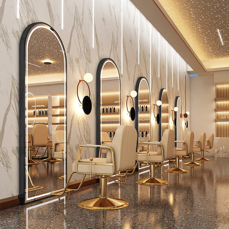 salon station mirror