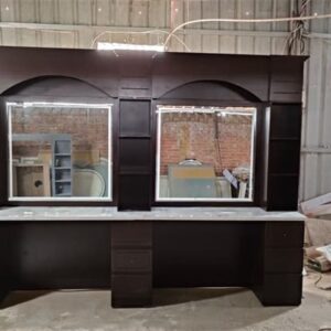 antique barber station