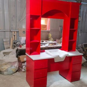 barber stations with sink