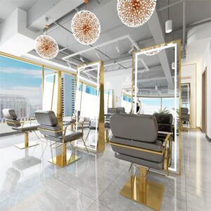 double sided hair styling station