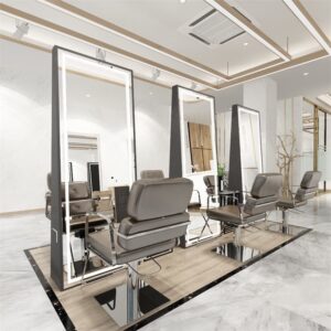 double sided styling stations