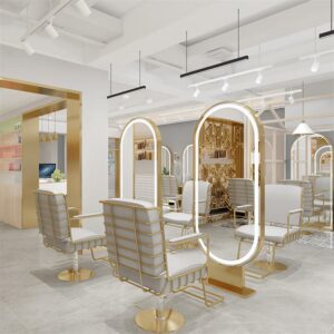 free standing salon stations