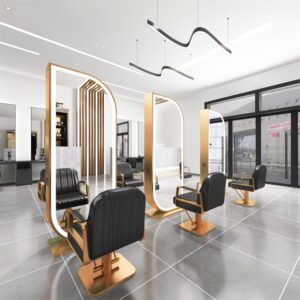 salon double sided stations