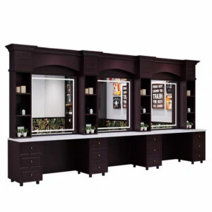 styling stations with lights