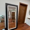 vintage barber mirror