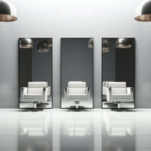 modern salon mirrors